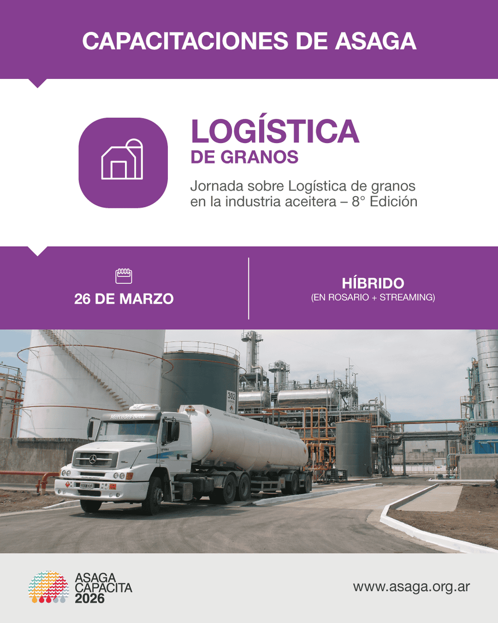 logística de granos ASAGA